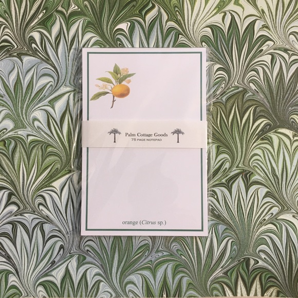 Orange ๐ Notepad by Palm Cottage Goods. - Picture 1 of 3